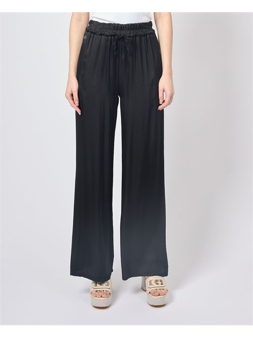 Pantalon en satin pour femme Manila Grace MANILA GRACE | P052VUMA001